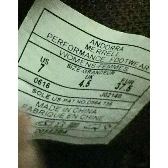 Merrell Women's Dassie Fold Andorra Burgundy Leather Moc Slip On Shoes Size 7 - Picture 3 of 12